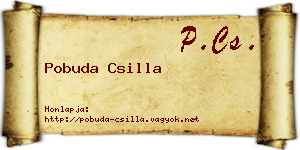 Pobuda Csilla névjegykártya
